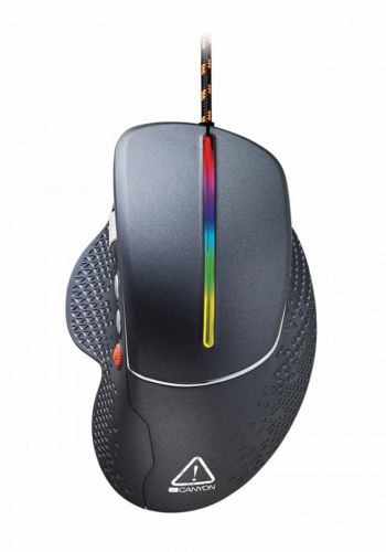 Canyon  GM-12 Wired Gaming Mouse 6 Button-Grey ماوس سلكية من كانيون