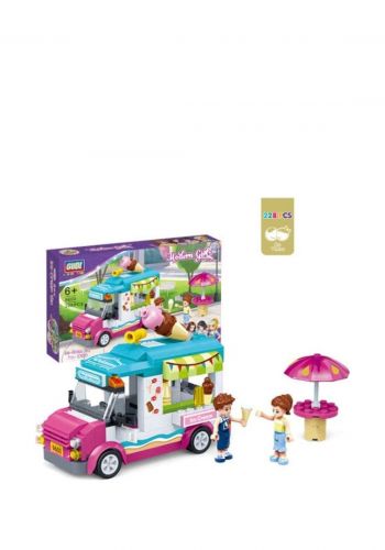 عربة ايس كريم ليكو 228 قطعة من كودي Gudi Lego Ice Cream Truck Set 