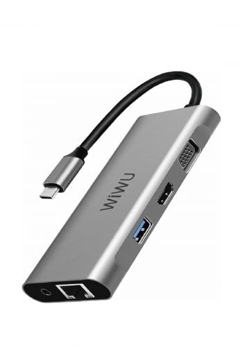 موزع تايب سي 11 في 1 Wiwu A11IN1 Alpha 11 in 1 Type-C Hub Docking Station