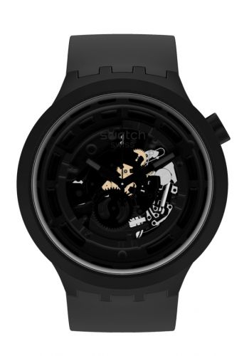 ساعة رجالية سوداء اللون من سواج  Swatch SB03B100 Men's Watch