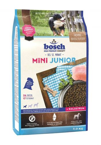 طعام جاف للكلاب الصغيرة 3كغم من بوش bosch dry food mini dogs