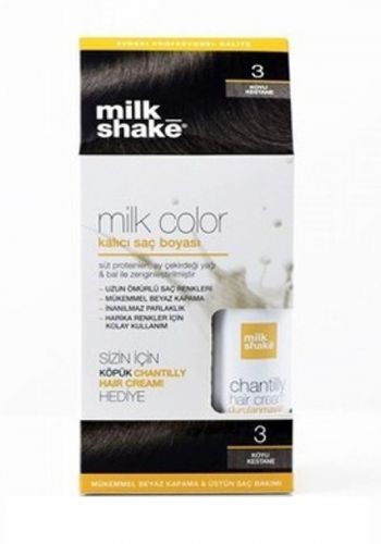 Milkshake Hair Color 3 + Care Foam 50 ml صيغة شعر 50 مل من ميلك شيك
