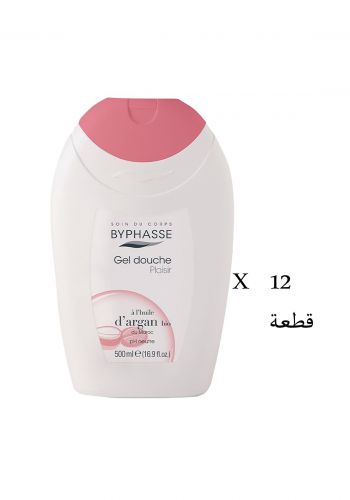 جل استحمام بخلاصة زيت الارغان  500 مل * 12 قطعة من بيفاس Byphasse Body Wash   