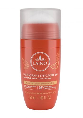 مزيل العرق  50 مل من لاينو Laino Organic citruce extracts-deodorant 24H effectiveness