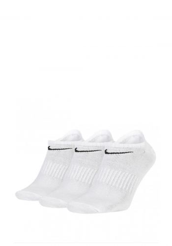 ‎سيت جوارب رياضية بيضاء اللون من نايك Nike NKSX7678-100 socks