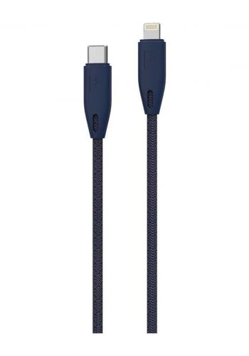 كيبل يو اس بي-سي الى لايتننك 1.2 متر  Powerology Braided USB-C to Lightning Cable