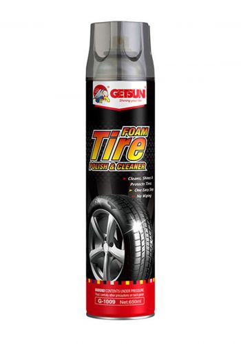 بخاخ ( فوم ) منظف وملمع اطارات  650 مل من جيت سن Jetson Foam Tire Spray