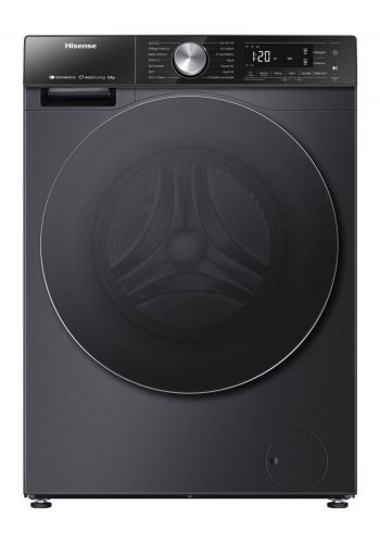 غسالة ملابس تحميل امامي  12 كيلو غرام  من هايسنس Hisense WF5S1245BB Front Loading Washing Machine	