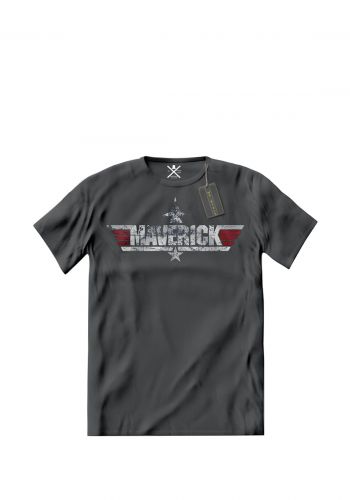 تيشيرت رجالي رصاصي اللون من مستر بلاك Mr Black Men's T-shirt