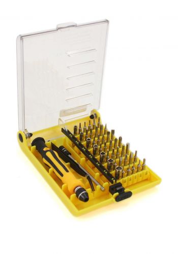 عدة صيانة 45 قطعه مع مفك براغي ( درنفيس ) من ادفانس انديكس - Advance Index MO-1608 45 in one screwdriver set 