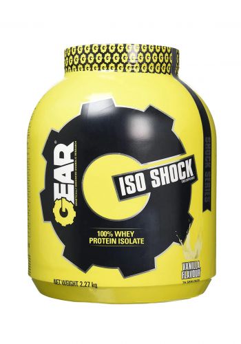 بروتين بنكهة الفانيلا 2.27 كغم من جير Gear Iso Shock Protein
