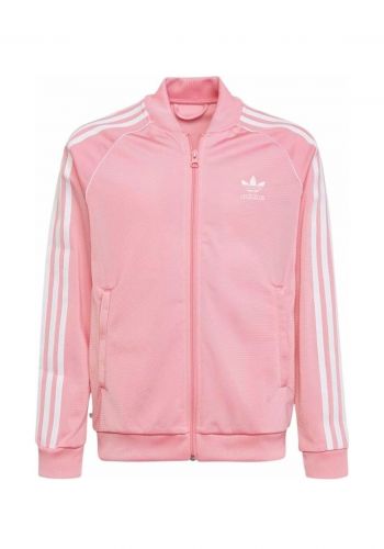 سويتر بناتي وردي اللون من اديداس Adidas Adicolor SST Track Top 