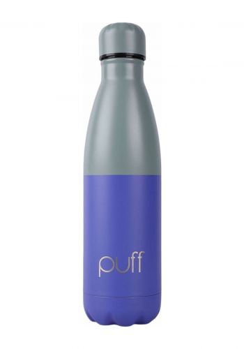 قنينة معدنية بسعة 500 مل من باف Puff Grey & Purple Bottle 