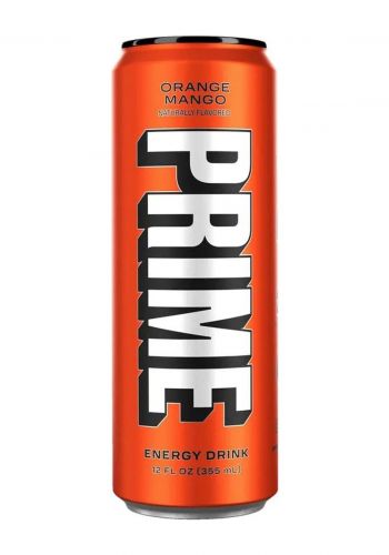 مشروب طاقة بنكهة البرتقال والمانجو 355 مل من برايم Prime Orange Mango Energy Drink