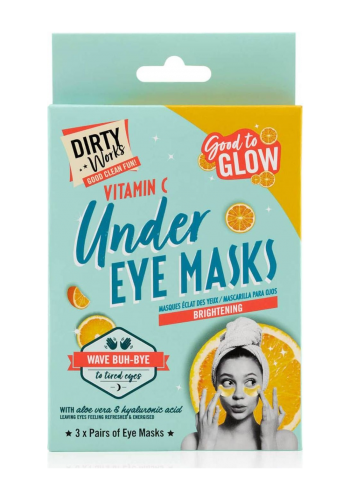 مجموعة ماسكات لاسفل العين  3 قطع من ديرتي ووركس Dirty Works Brightening Eye Masks