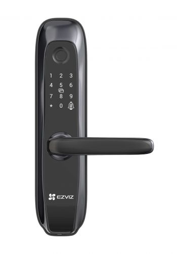 Ezviz L2 Smart Fingerprint Lock - Black قفل باب ذكي مع بصكة الاصبع  من ايزفيز