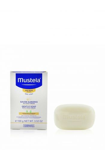 صابون للوجه والجسم للاطفال من موستيلا 100غ Mustela Surgras Cold Cream Face & Body Soap