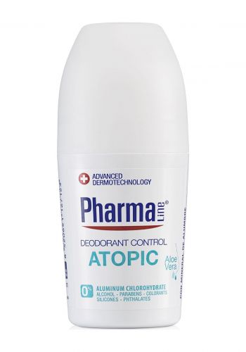 مزيل العرق ومعالج لمشاكل البشرة الجافة 50 مل من فارمالاين PharmaLine Control Atopic Deodorant 