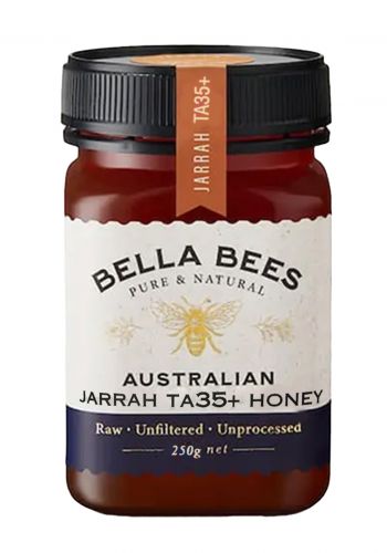 عسل جارا العلاجي تركيز (TA35+) 250 غرام من بيلا بيز Bella Bees Harrah Pure & natural

