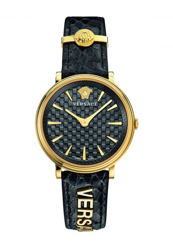 Versus Versace VE8101019 Women Watch ساعة نسائية سوداء اللون من فيرساتشي