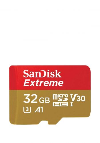 بطاقة ذاكرة   Sandisk Extreme Micro Sd Card 32 Gb  