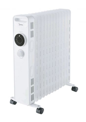 مدفأة زيتية 2500 واط 13 ريشة من ميديا Midea NY2513-20M Oil fireplace-White