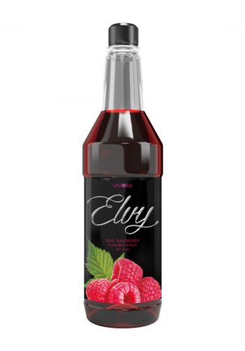 شراب مركز بنكهة التوت الاحمر 750 مل من سافورا ايلفي Savora Elvy Red Raspberry  Flavored Syrup