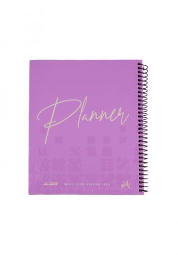 دفتر تخطيط سنوي بنفسجي اللون  Aladeb Your Planer Note Book