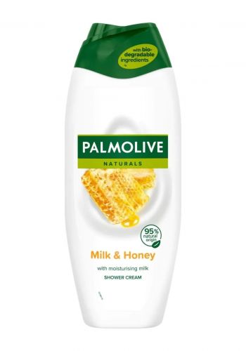 كريم الاستحمام لجميع انواع البشرة بخلاصة الحليب والعسل 500 مل من بالموليف Palmolive Milk & Honey Shower Cream