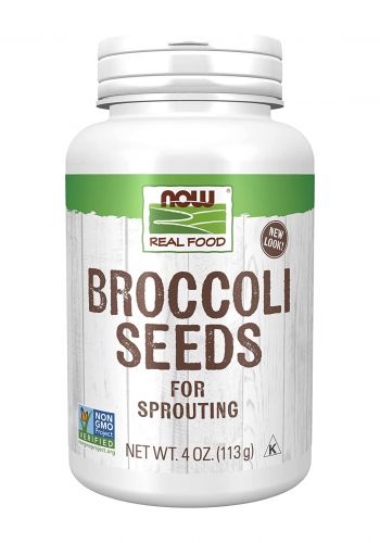 بـذور البروكـلي 113 غرام من ناو Now Broccoli Seeds for Sprouting
