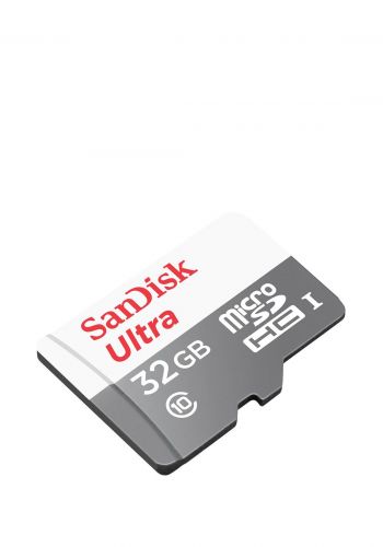 SanDisk 64GB Ultra microSDHC UHS-I Memory Card with Adapter - 100MB/s بطاقة ذاكرة