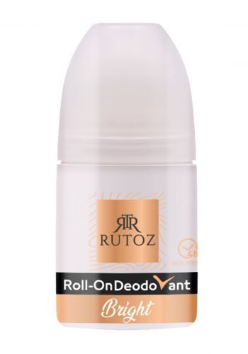 رول مزيل عرق 60 مل من رتوز برايت  Rutoz roll deodrant bright