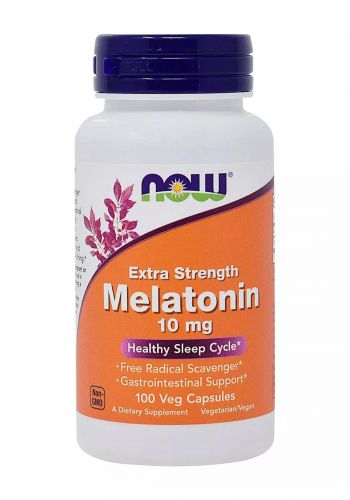 الميلاتونين من ناو NOW Foods Melatonin 10 mg 100 Veg Capsules
