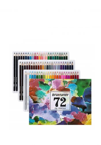 سيت أقلام تلوين خشبية 72 لون من بروتفيونر Brutfuner Professional Oil Color Pencils Set 
