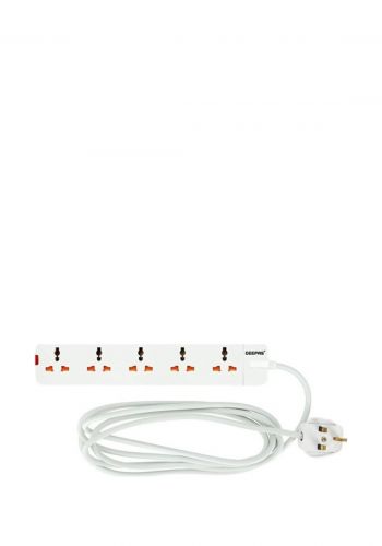 سيار كهربائي 5 نقاط 3 متر من جيباس Geepas GES58013 5 Way Extension Socket 13A