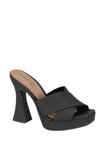 صندل كعب عالي نسائي 12 سم باللون الاسود من بيرا ريو Beira Rio Women's High Heel