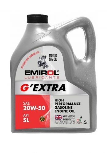 زيت محرك 5 لتر من اميرول Emirol Lubricants G'Primer 20W-50 High Performance Gasoline Engine Oil