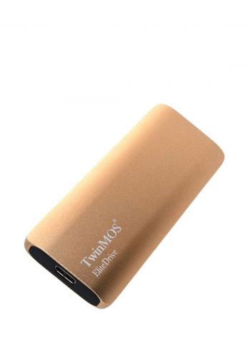 TwinMOS External-Portable SSD EliteDrive 128GB Gold Rose هارد خارجي من تون موس