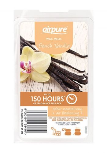 شمع مبخره 68 غم برائحه الفانيلا الفرنسية من اير بيور Airpure Wax Melts French Vanilla