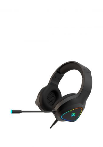 سماعة سلكية للألعاب الإلكترونية من بورودو Porodo PDX414 E-Sports RGB Gaming Headphone - Black