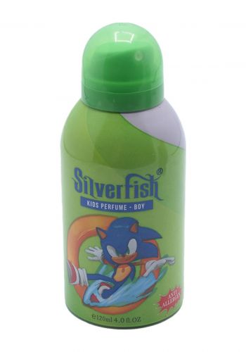 معطر اطفال اخضر اللون 120 مل من سلفر فش Silver Fish Kids Perfume - Boy