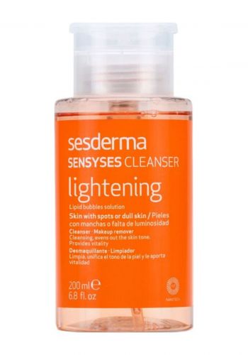 تونر منظف ومزيل للمكياج للبشرة الباهتة 200 مل من سيسديرما Sesderma Sensyese Cleanser Lightening Makeup Remover  