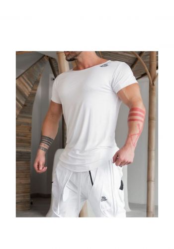 تيشيرت رجالي رياضي ابيض اللون من بدي انجنيرز Body Engineers Men's sports T-shirt 