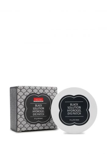 ماسك مرطب لمدار العين 60 قطعة من بيورديرم  Purederm Black Solution Hydrogel Eye Patch