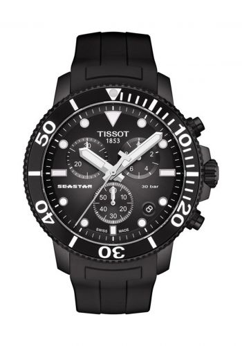 ساعة رجالية سير اسود اللون من تيسوت Tissot T1204173705102 Watch     