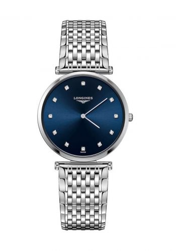 ساعة يد نسائية باللون  الفضي من لونجين Longines (L47094976) Women's Watch 