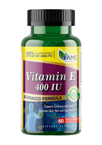 فيتامين اي 60 كبسولة من اي ام اس ASM Vitamin E 400 Iu 