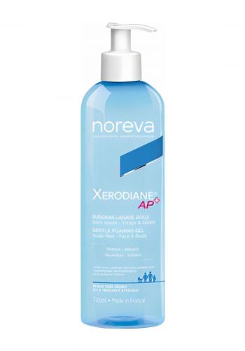 غسول جل رغوي للوجه والجسم 745 مل من نوريفا Noreva Xerodiane AP Foaming Gel Cleanser 