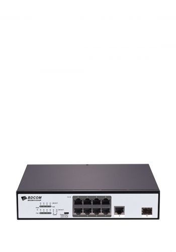 جهاز سويج مقسم شبكة BDCOM S1210-8P PoE Switch Unmanaged 