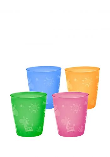 سيت كوب للأطفال 4 قطع  250  مل  من نيب الالمانية Nip Becher Drinking Beaker 4 Pcs Set